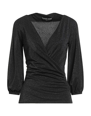 CHIARA BONI LA PETITE ROBE Top Antracite 42% Poliammide, 40% Viscosa, 10% Elastan, 8% Poliestere