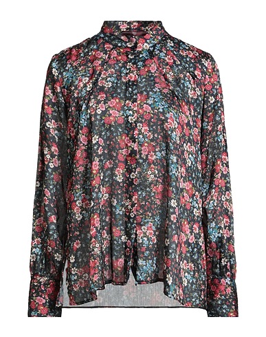 HIGH Floral shirts & blouses Black 100% Polyester