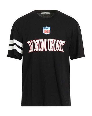 IH NOM UH NIT T-shirt Nero 100% Cotone, Elastan