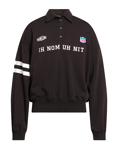 IH NOM UH NIT Sweatshirt Dark brown 100% Cotton