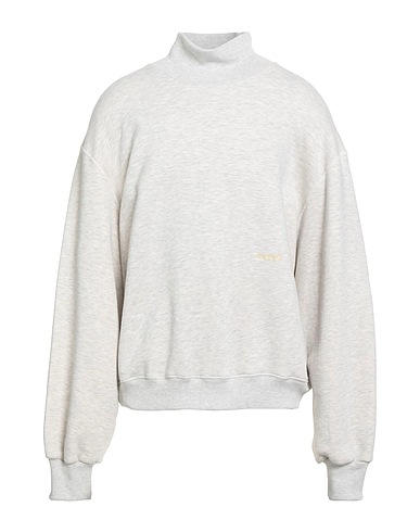 AUTRY Sweatshirt Light grey 90% Cotton, 10% Polyester, Elastane