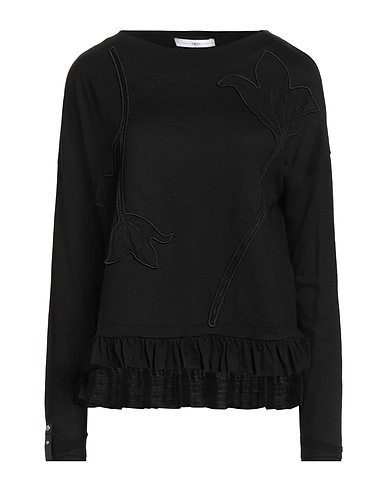 HIGH T-shirt Black 100% Wool