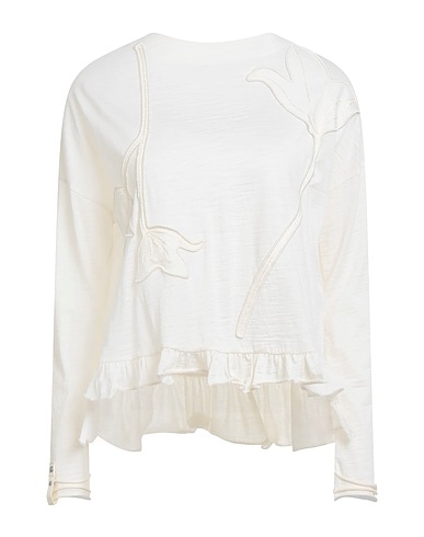 HIGH T-shirt Cream 100% Wool