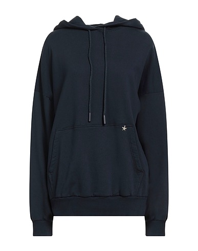 SOUVENIR Hooded track jacket  Midnight blue 100% Cotton