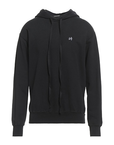 ANN DEMEULEMEESTER Hooded track jacket  Black 100% Cotton