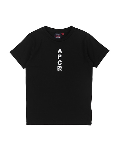 ASPEN POLO CLUB T-shirt Black 95% Cotton, 5% Elastane