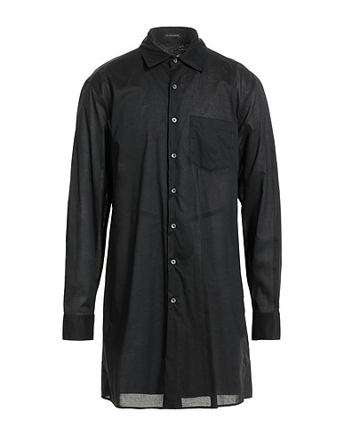 ANN DEMEULEMEESTER Solid colour shirt Black 100% Cotton