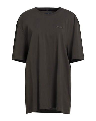 AERONAUTICA MILITARE Basic T-Shirt Military green 100% Cotton