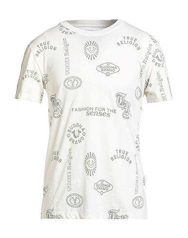 TRUE RELIGION T-shirt Ivory 100% Cotton