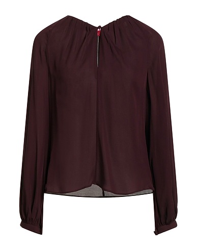 STAUD Silk top Burgundy 100% Silk