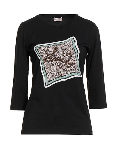 LIU •JO T-shirt Black 100% Cotton