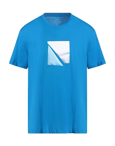 ARMANI EXCHANGE T-shirt Azure 100% Cotton