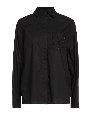 LIU •JO Shirts Black 100% Cotton