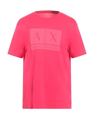 ARMANI EXCHANGE T-shirt Magenta 100% Cotton