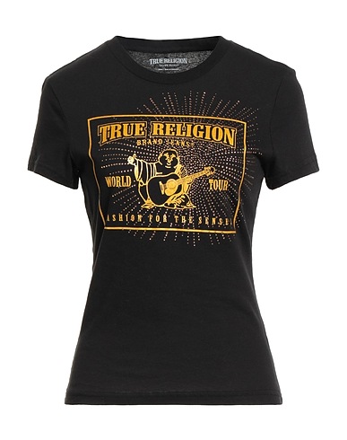 TRUE RELIGION T-shirt Nero 100% Cotone