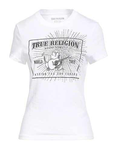 TRUE RELIGION T-shirt Bianco 100% Cotone