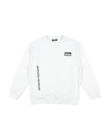 ZU+ELEMENTS Felpa Bianco 96% Cotone, 4% Elastan