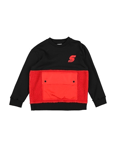STELLA McCARTNEY KIDS Sweatshirt Black 100% Cotton, Polyester, Elastane