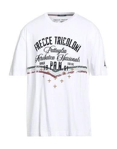 FRECCE TRICOLORI T-shirt Bianco 100% Cotone