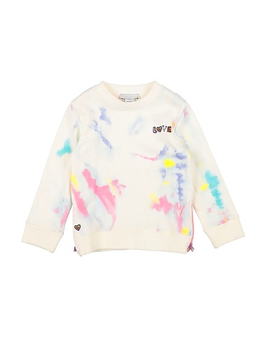 STELLA McCARTNEY KIDS Sweatshirt Off white 100% Cotton, Elastane