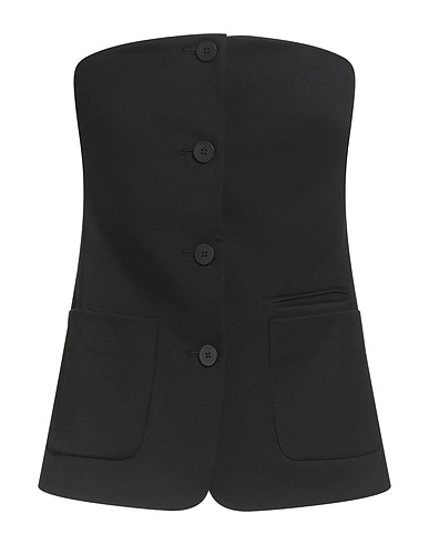 STAUD Top Black 68% Polyester, 29% Rayon, 3% Elastane