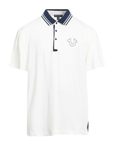 TRUE RELIGION Polo Avorio 100% Cotone