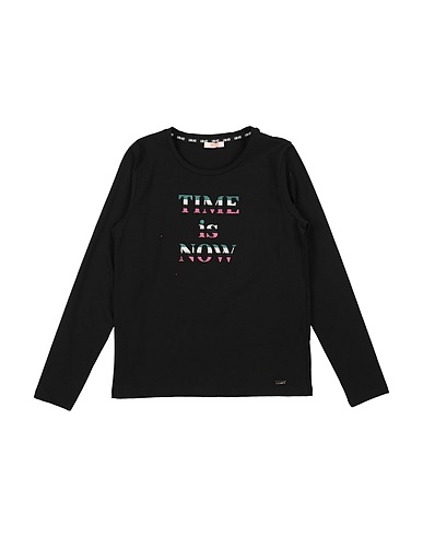 LIU •JO T-shirt Black 95% Cotton, 5% Elastane