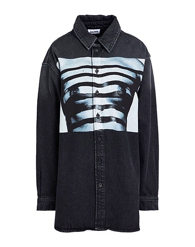 JEAN PAUL GAULTIER Denim shirt Black 100% Cotton