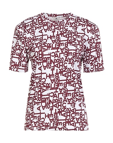 ELISABETTA FRANCHI T-shirt Burgundy 100% Cotton