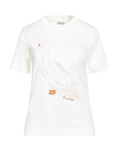 BURBERRY T-shirt Ivory 100% Cotton