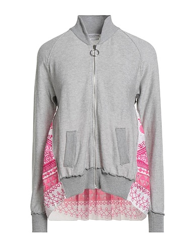 BALLANTYNE Sweatshirt Light grey 90% Cotton, 10% Polyamide, Polyester