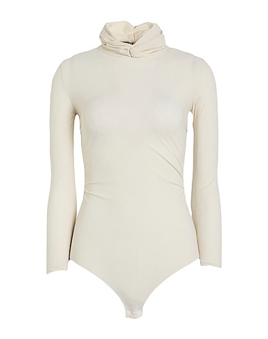 CHIARA BONI LA PETITE ROBE TOPWEAR Panna 75% Poliammide, 25% Elastan