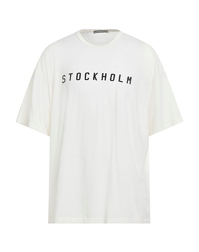 STOCKHOLM (SURFBOARD) CLUB T-shirt Off white 100% Organic cotton