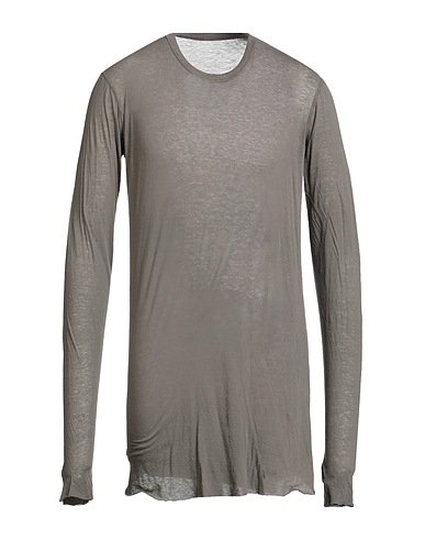 BORIS BIDJAN SABERI Basic T-Shirt Grau 85% Baumwolle, 15% Merinowolle