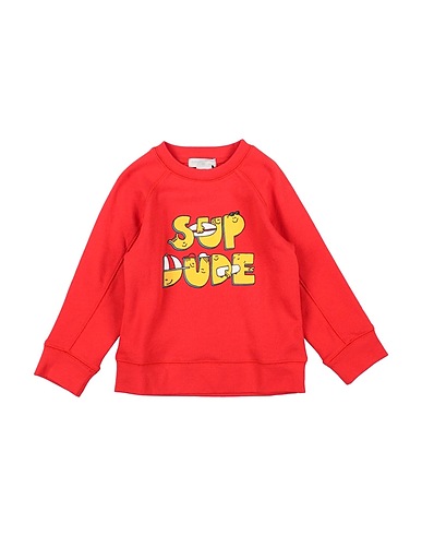 STELLA McCARTNEY KIDS Sweatshirt Tomato red 100% Cotton, Elastane