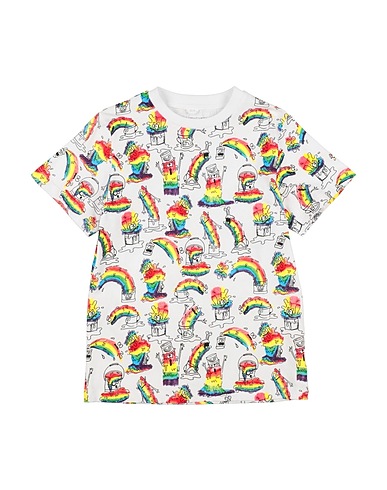 STELLA McCARTNEY KIDS T-shirt White 100% Cotton, Elastane