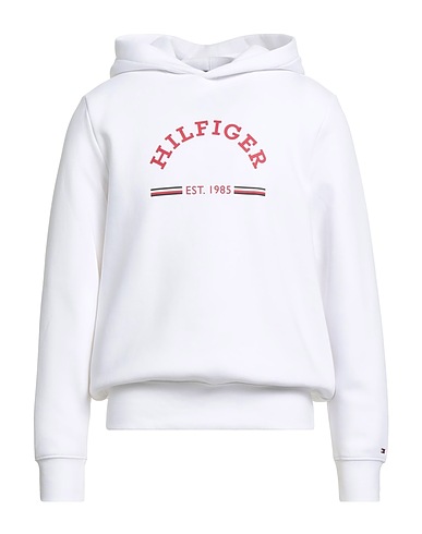TOMMY HILFIGER Felpa Bianco 63% Cotone, 37% Poliestere