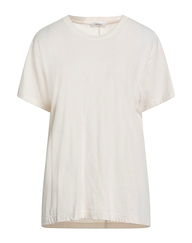 THE ROW Basic T-Shirt Beige 100% Cotton