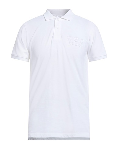 HARMONT & BLAINE Polo JEANS Bianco 100% Cotone