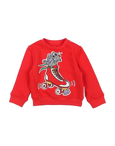 STELLA McCARTNEY KIDS Sweatshirt Tomato red 100% Cotton, Elastane