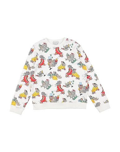 STELLA McCARTNEY KIDS Sweatshirt White 100% Cotton, Elastane