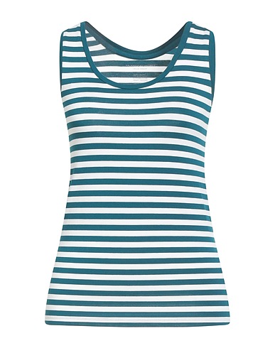 MAJESTIC FILATURES Vest Deep teal 94% Viscose, 6% Elastane