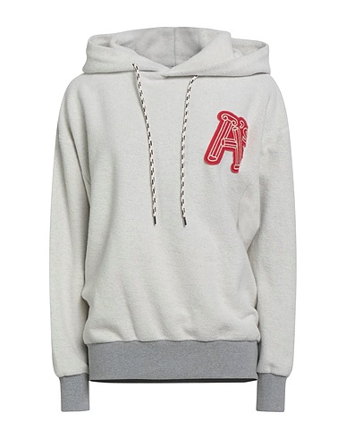 ARIES Hooded track jacket  Ivory 100% Cotton