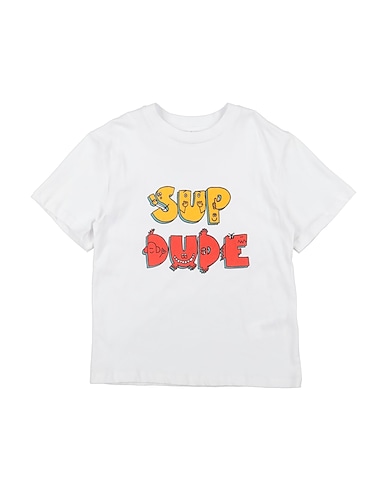 STELLA McCARTNEY KIDS T-shirt BIANCO 100% Cotone