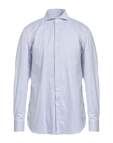 LUIGI BORRELLI NAPOLI Camicia a righe Bianco 100% Cotone