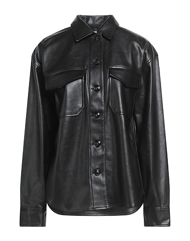 RAG & BONE Hemden und Blusen einfarbig Schwarz 100% Polyester, Poliurethan-Harz