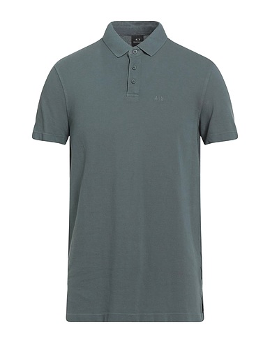ARMANI EXCHANGE Polo Verde scuro 100% Cotone
