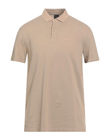 ARMANI EXCHANGE Polo shirt Sand 100% Cotton