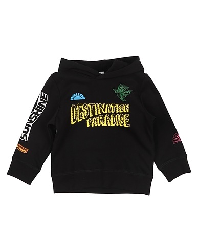 STELLA McCARTNEY KIDS Sweatshirt Black 100% Cotton, Elastane
