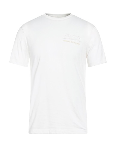 ARMANI EXCHANGE Basic t-Shirt Λευκό 100% Βαμβάκι